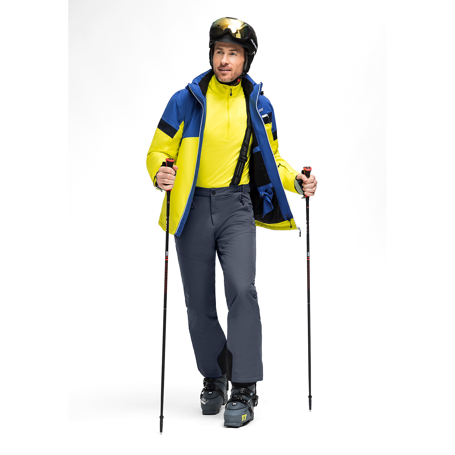 Herren Maier Sports Dunkelgrau