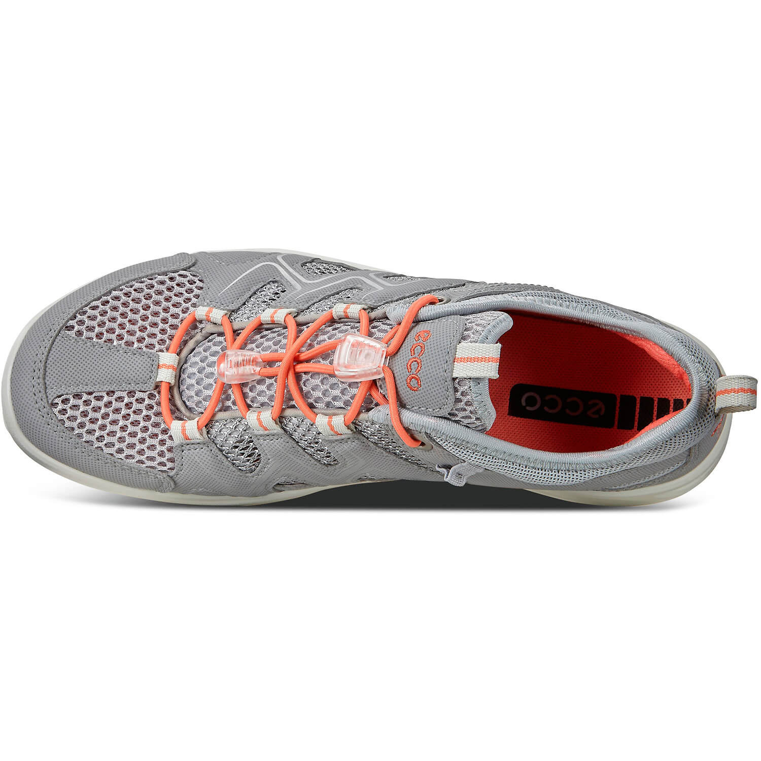 Damen Ecco Grau MICROFIN 0701 S Flossen