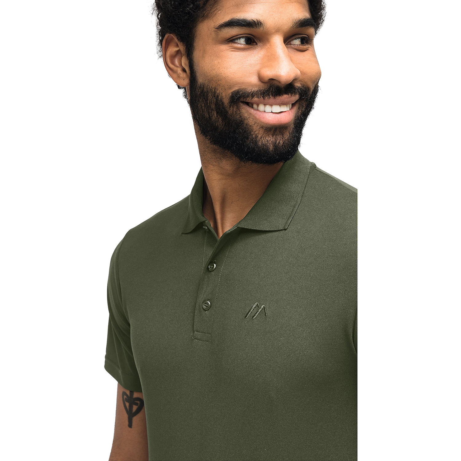 Herren Maier Sports Grün Ulrich M20150 XXL Polo