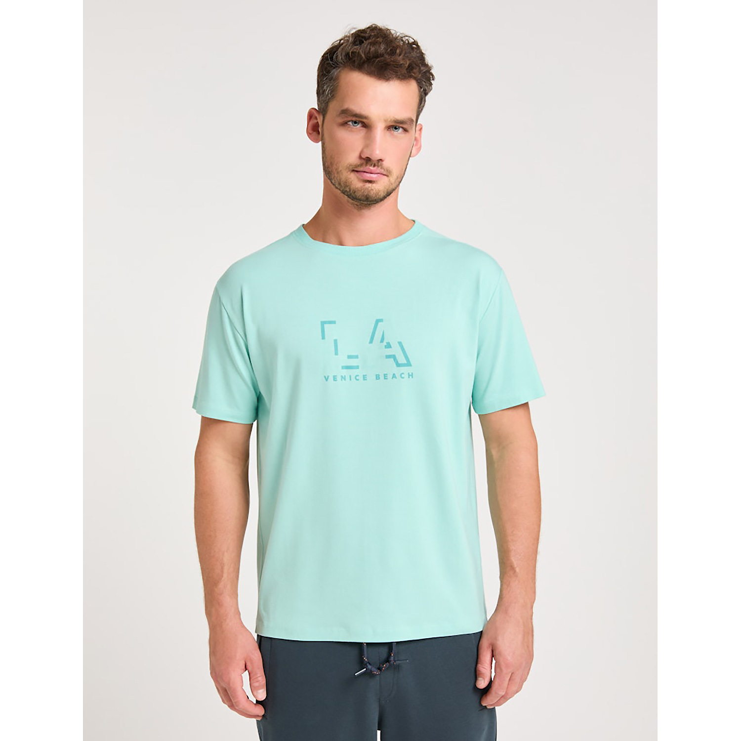 Herren Venice Beach Hellblau VBM_Brett 4011 01 T-Shirt 761 L Shirt