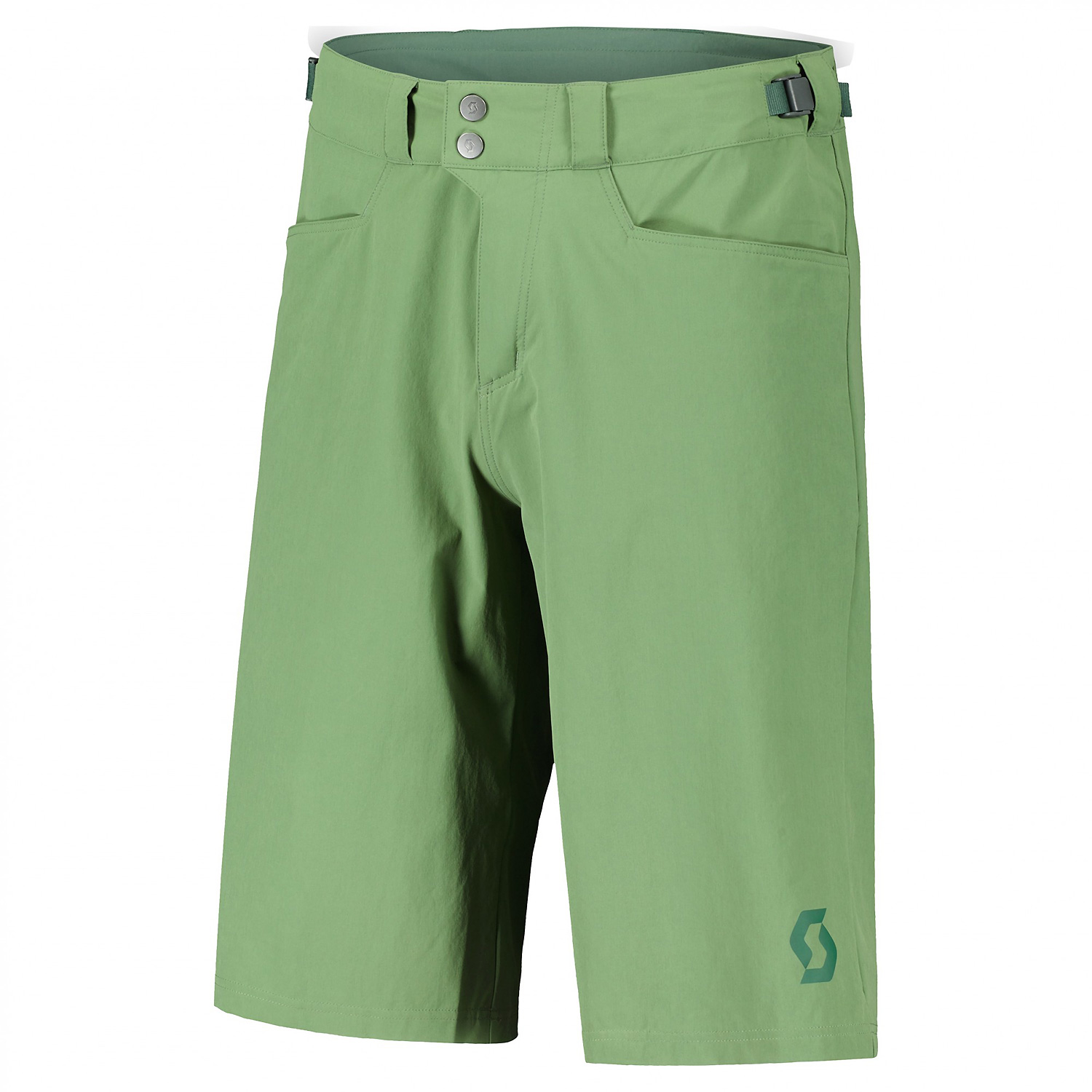 Herren Scott Grün SCO Shorts M's Trail Flow w/pad 7057 L Short
