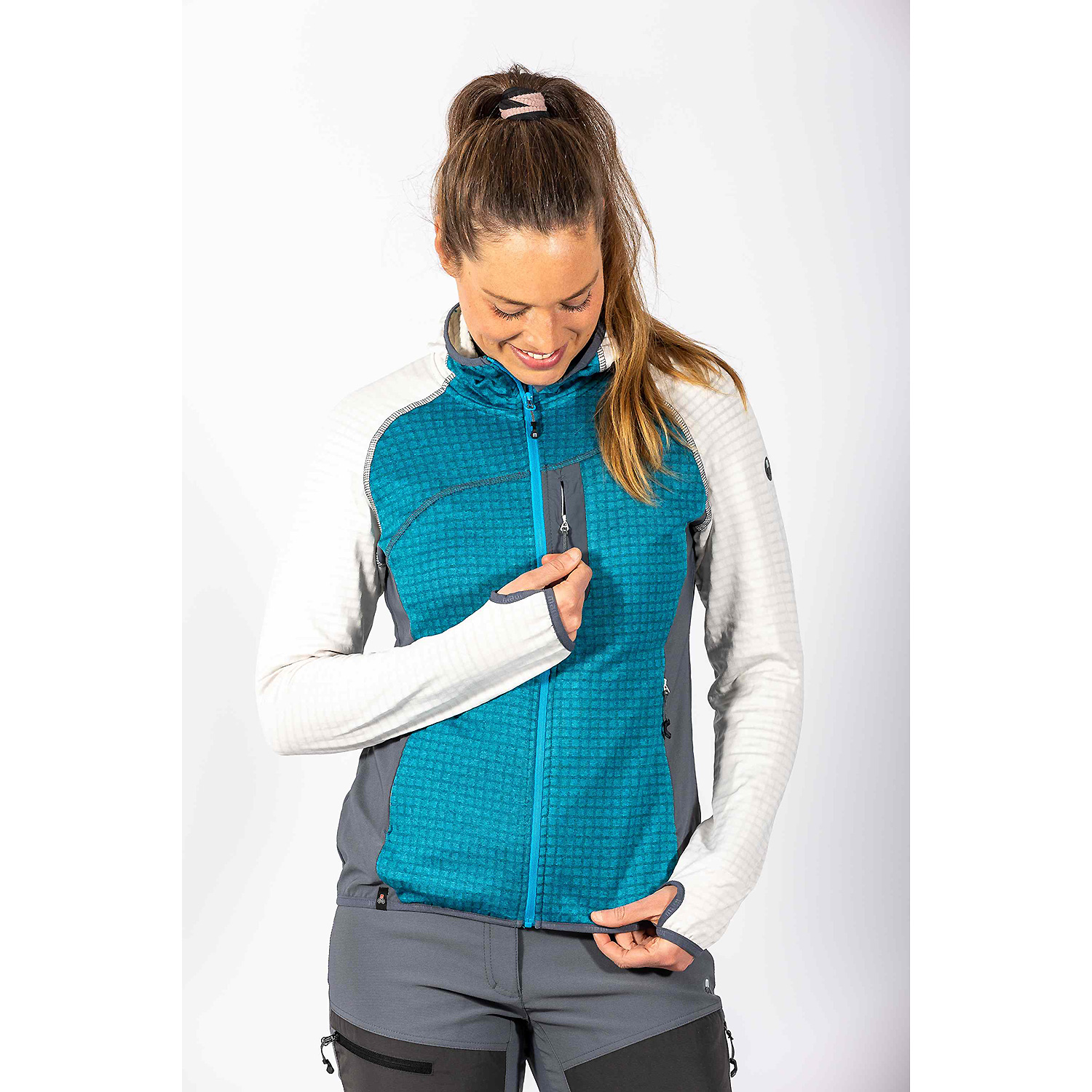 Damen Maul Sport Kristallblau Wallis REC-elast.lg.Hose+Megat 01 70 Hose