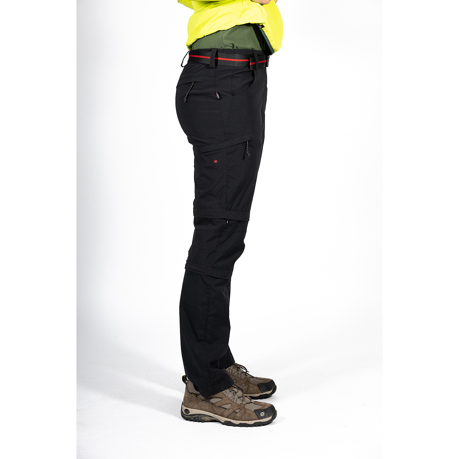 Damen Maul Sport Schwarz Feldberg II - 3in1 Zipphose el 01 46 Hose