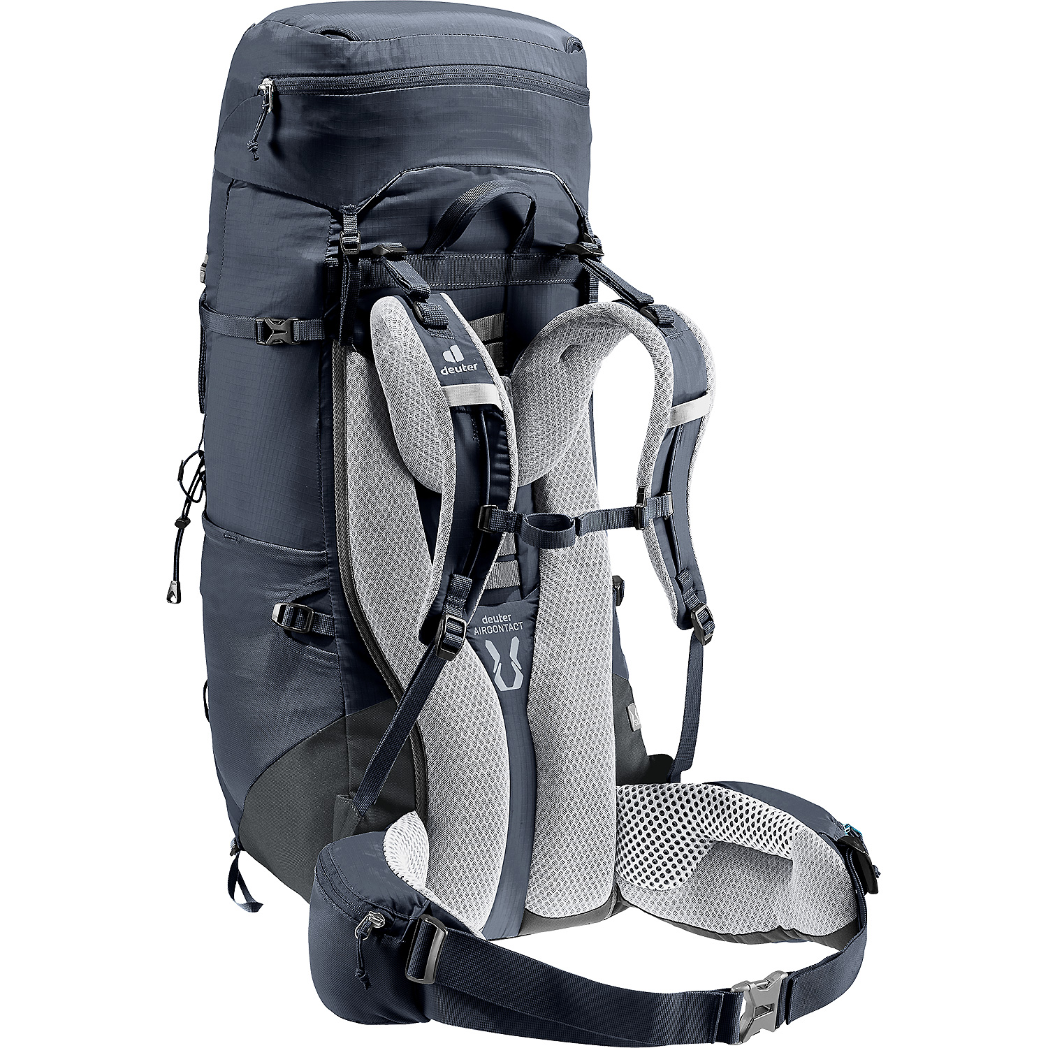 Damen DEUTER Schwarz Aircontact Lite 45 + 10 SL 7403 - Rucksack