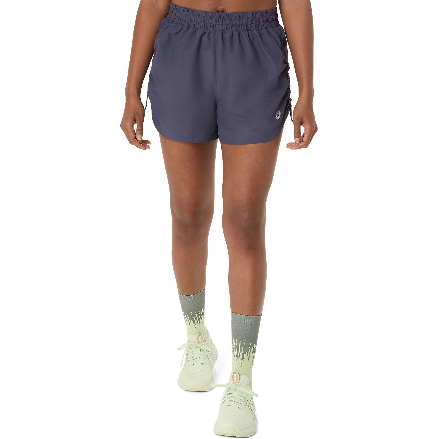 Damen Asics Violett NAGINO RUN ADJUSTABLE 4IN SHORT 500 L Short