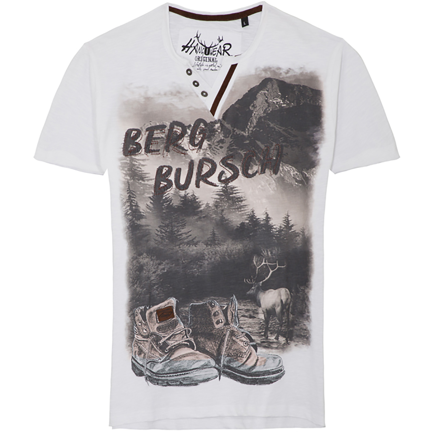 Herren hangOwear Grau Freeman T-Shirt