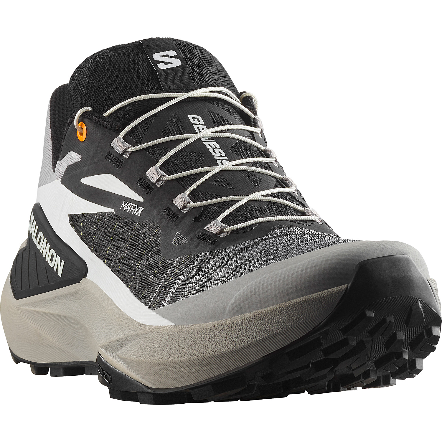 Herren Salomon wie abgebildet SHOES GENESIS Black/Alloy/Turmeric 000 10 Trailrunningschuhe