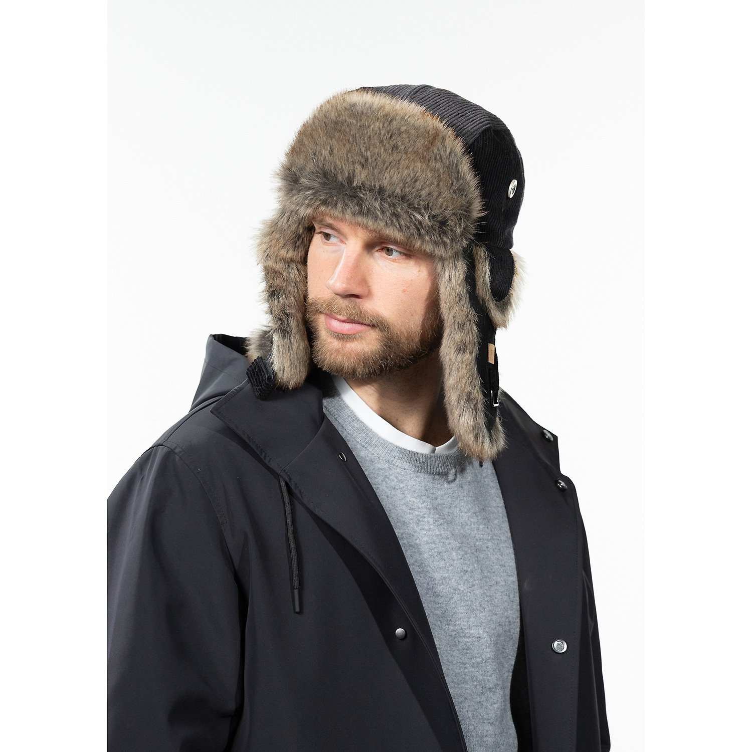Herren Barts Schwarz Rib Bomber 01 - Mütze