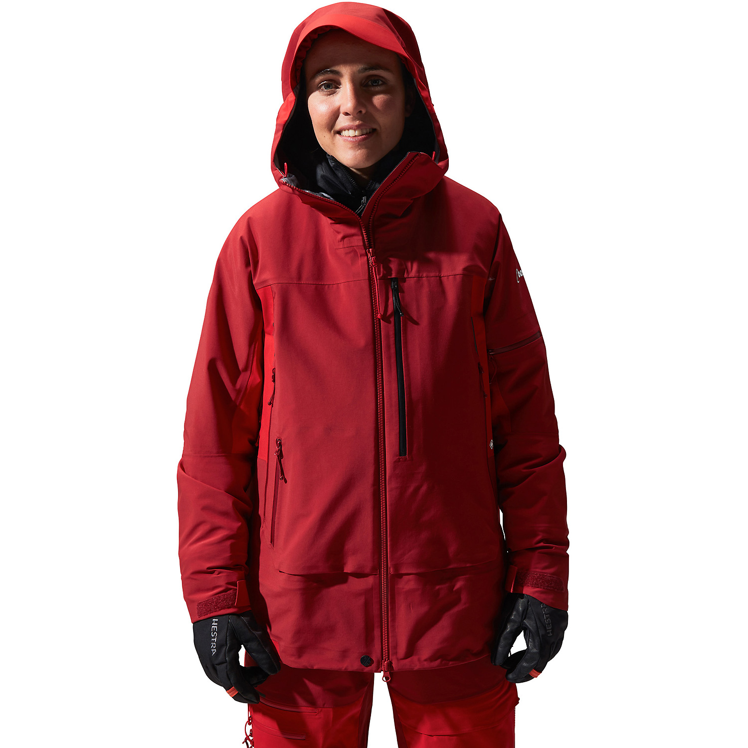Damen Berghaus Rot