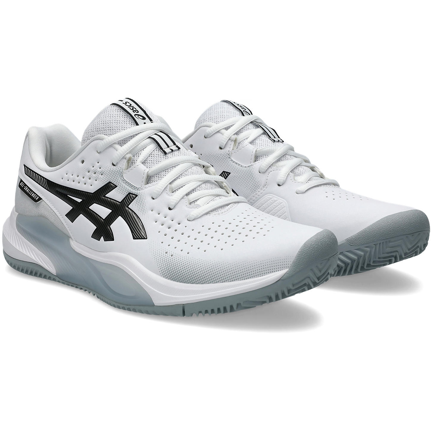 Herren Asics Weiß GEL-CHALLENGER 15 CLAY 101 9 Tennisoutdoorschuh