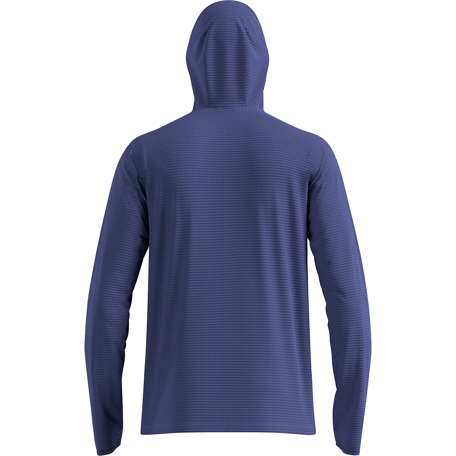 Herren Odlo Blau ESSENTIAL THERMAL Kapuzensweat