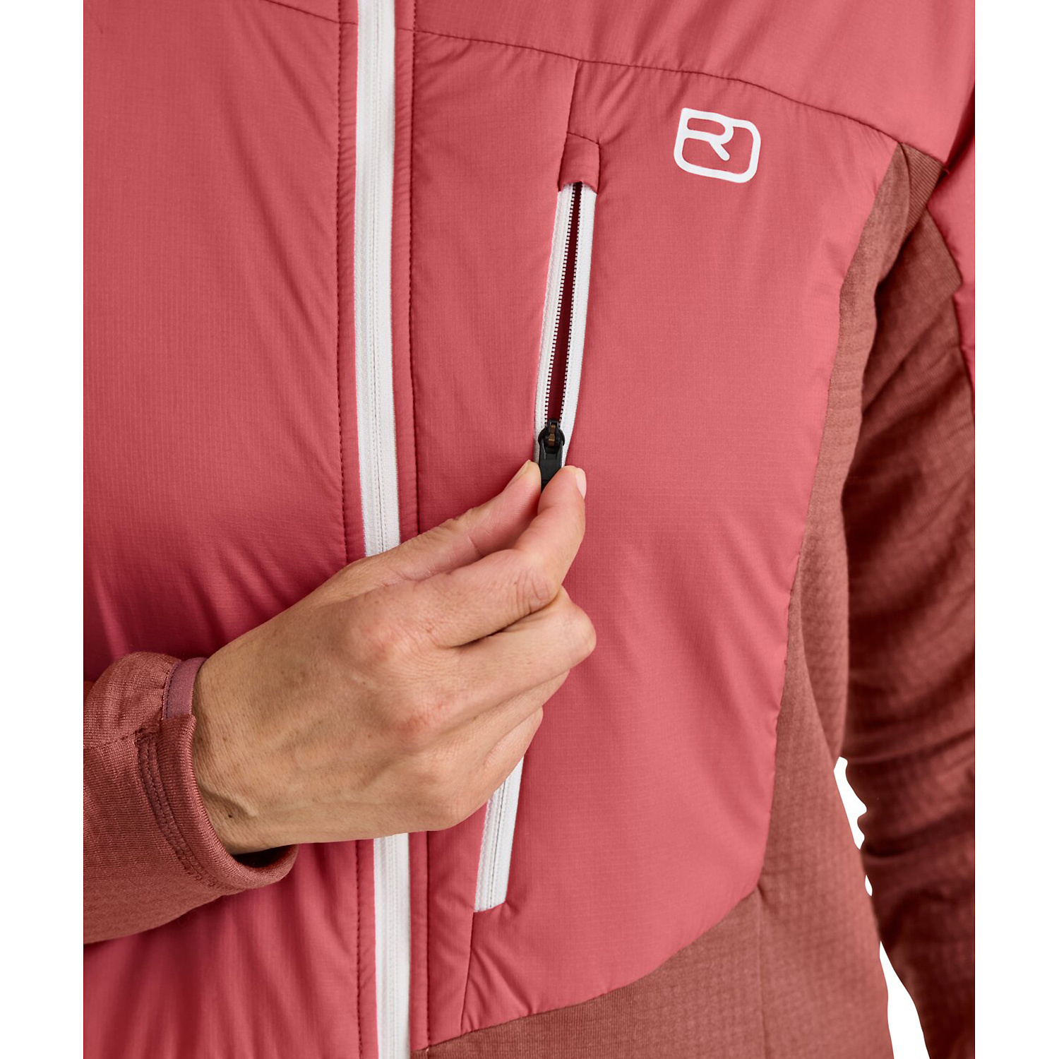Damen Ortovox Grau WESTALPEN SWISSWOOL HYBR JKT W 87801 M Funktionsjacke