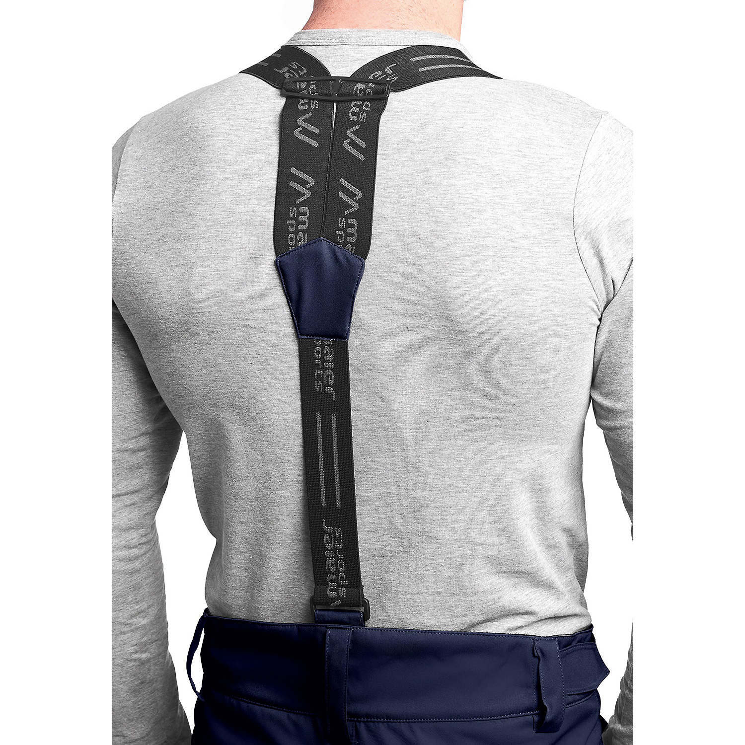 Herren Maier Sports Marine Anton slim He-Hose mTEX el. 207 60 Latzhose
