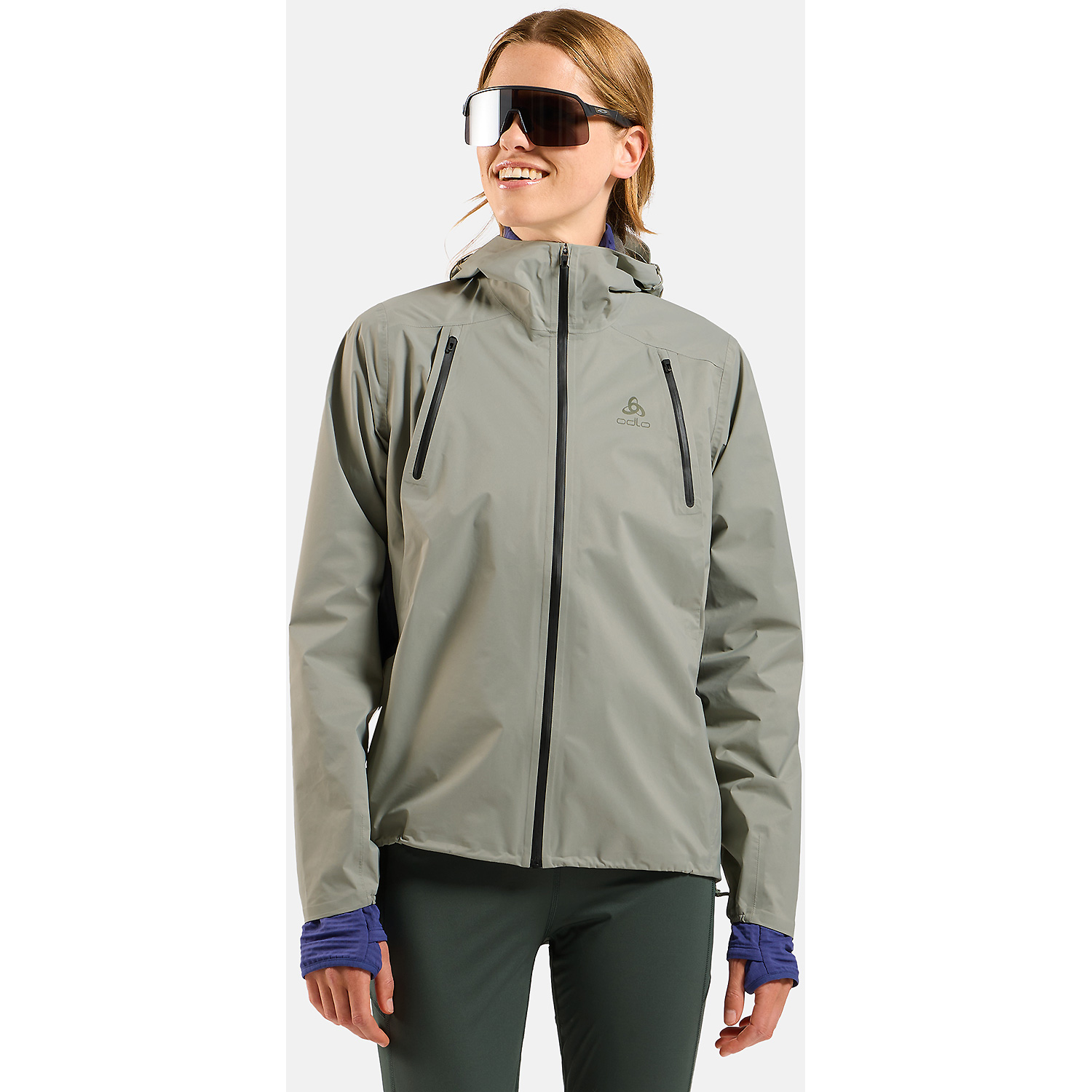 Damen Odlo Dunkelgrau X-ALP WATERPROOF PRO 10876 S Jacke
