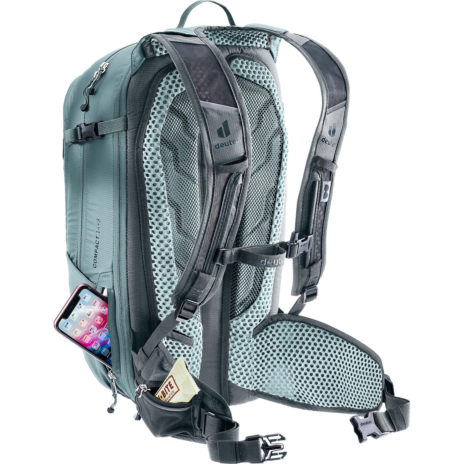 Unisex DEUTER Grau Compact 14+3 4409 - Rucksack