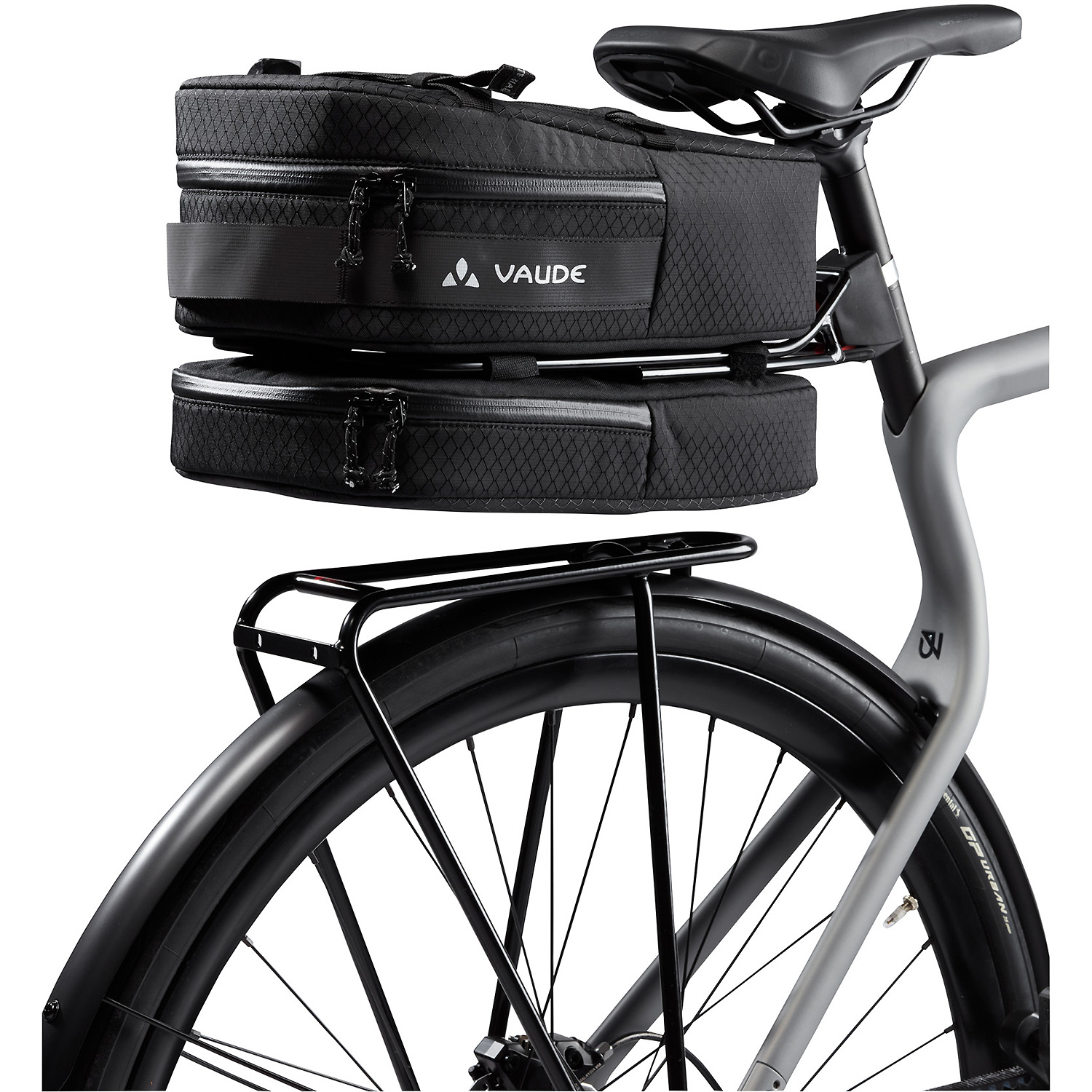 Unisex Vaude Schwarz Cyclist Saddle Bag 010 - Fahrradtasche