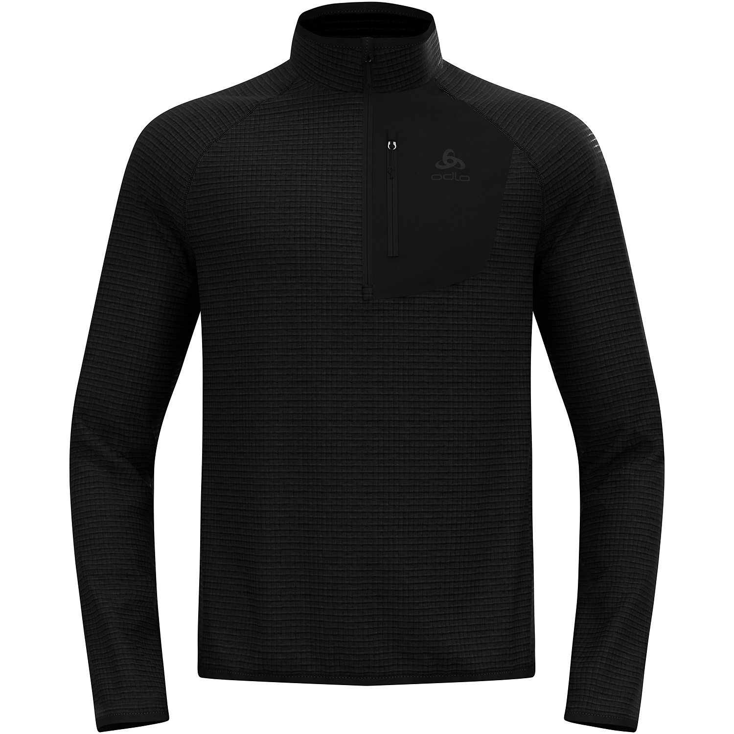 Herren Odlo Schwarz ASCENT 15000 XXL Pullover