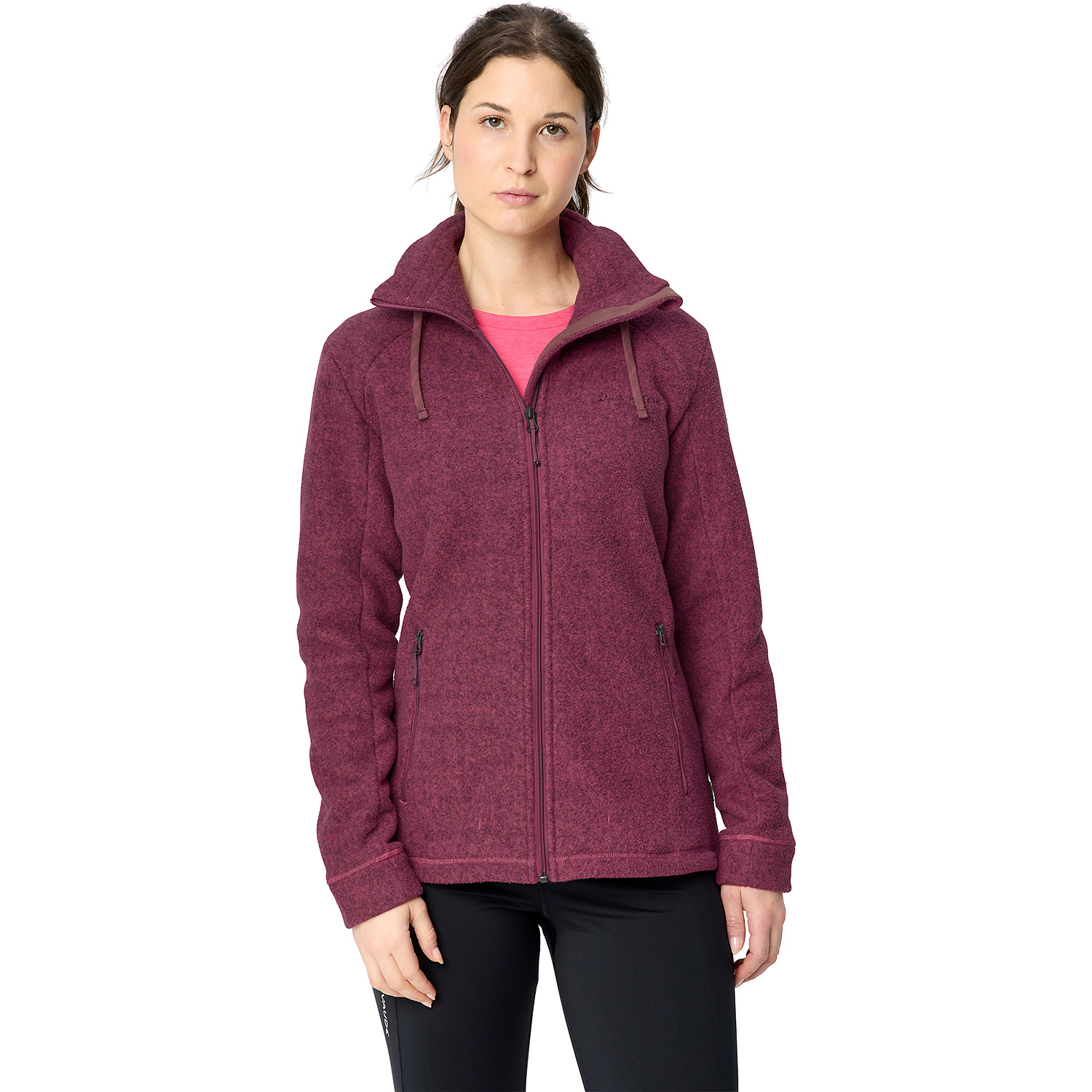 Damen Vaude Rauchblau Wo Skomer Winter Fleece Jacket 347 44 Unterjacke