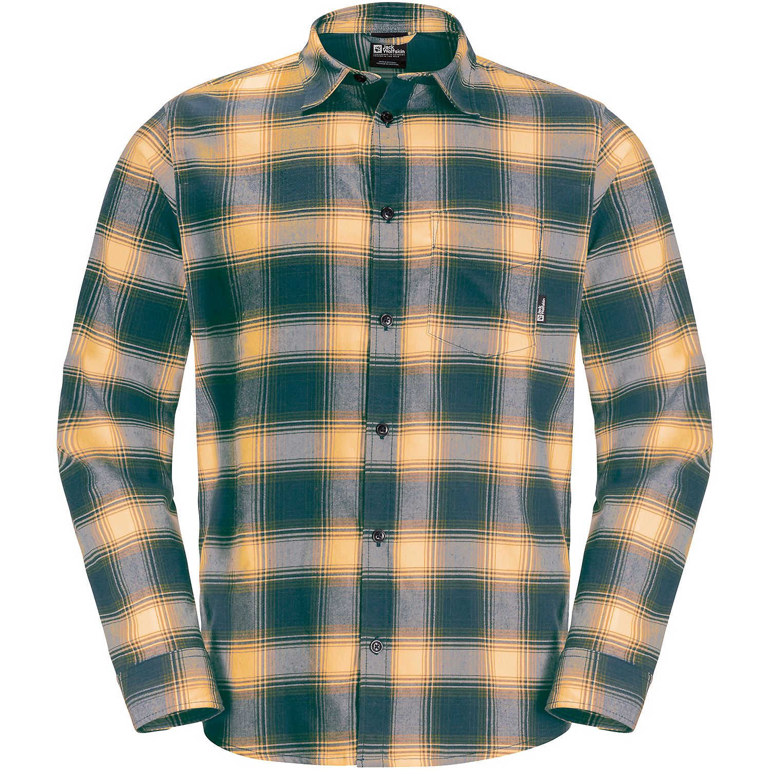 Herren Jack Wolfskin Marine WANDERWEG SHIRT M C0410 S Hemd