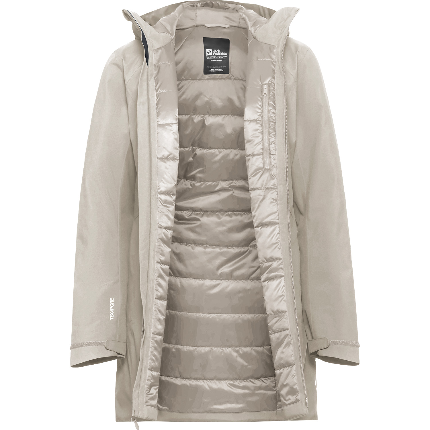Damen Jack Wolfskin Crema HEIDELSTEIN INS JKT W A0056 XL Funktionsjacke
