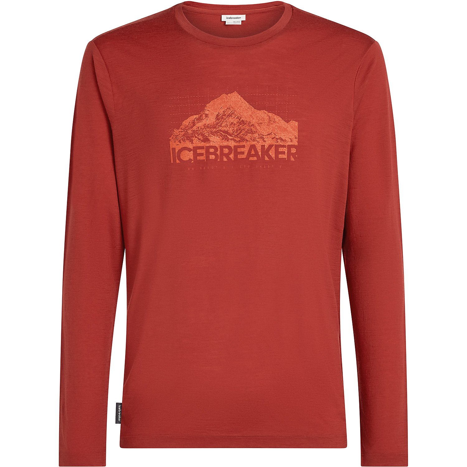 Herren Icebreaker Dunkelorange