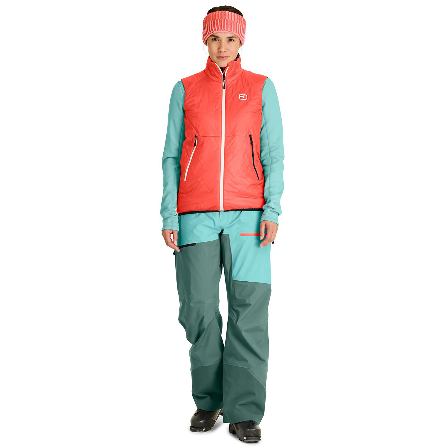 Damen Ortovox Schwarz SWISSWOOL PIZ VIAL VEST W 90201 L Weste
