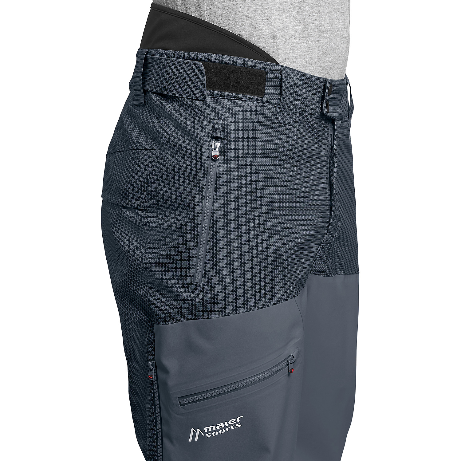 Herren Maier Sports Rauchblau