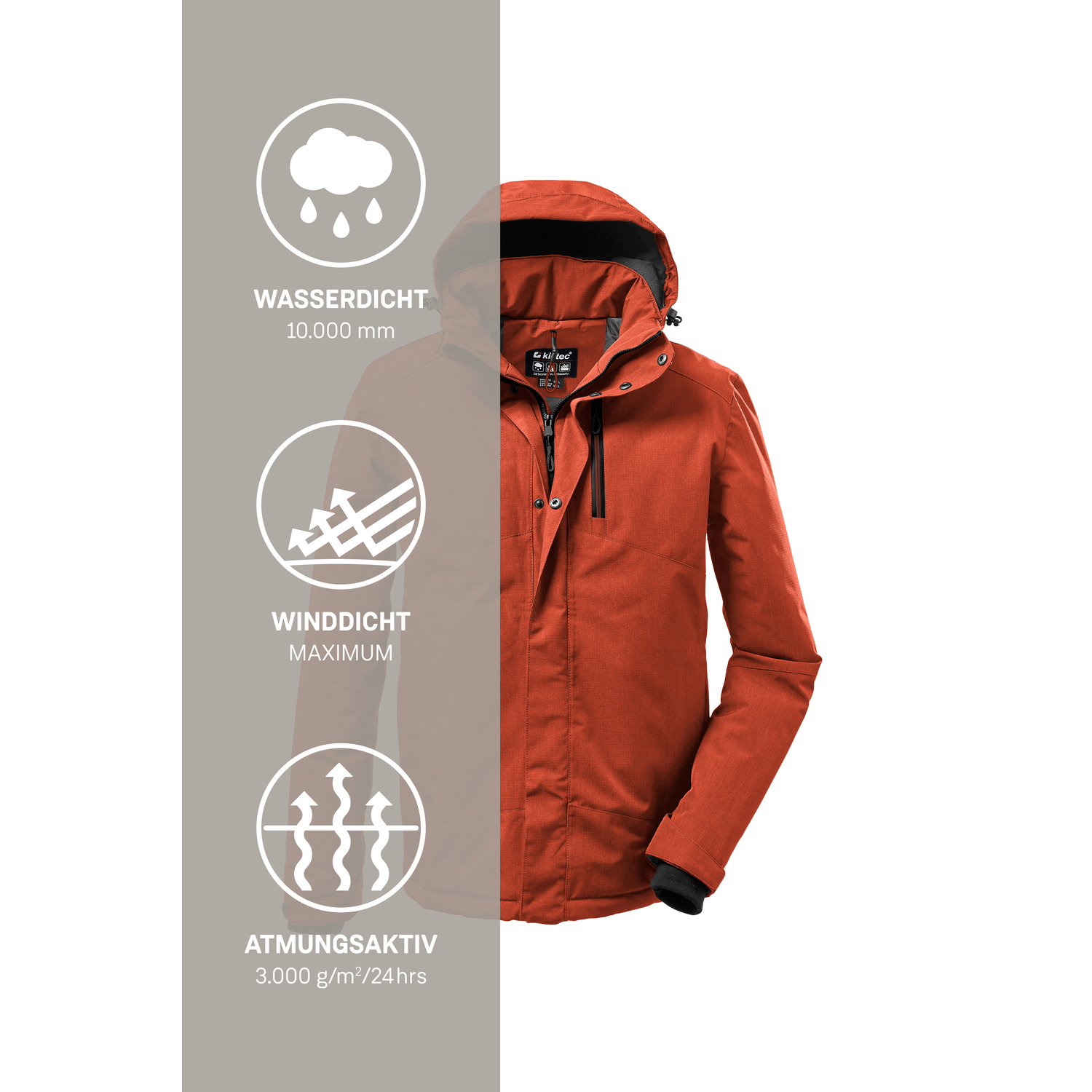 Herren killtec Rot