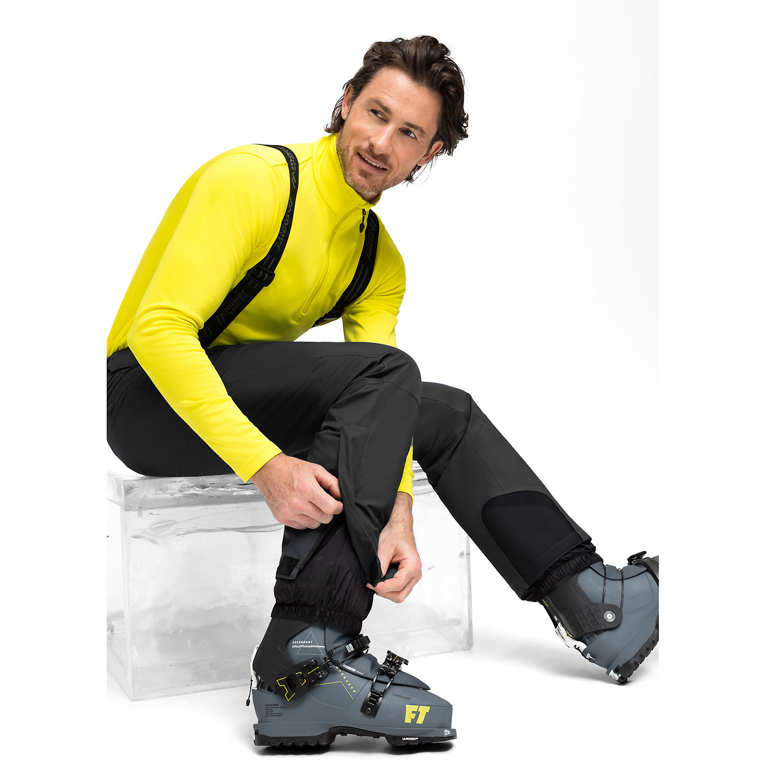Herren Maier Sports Schwarz