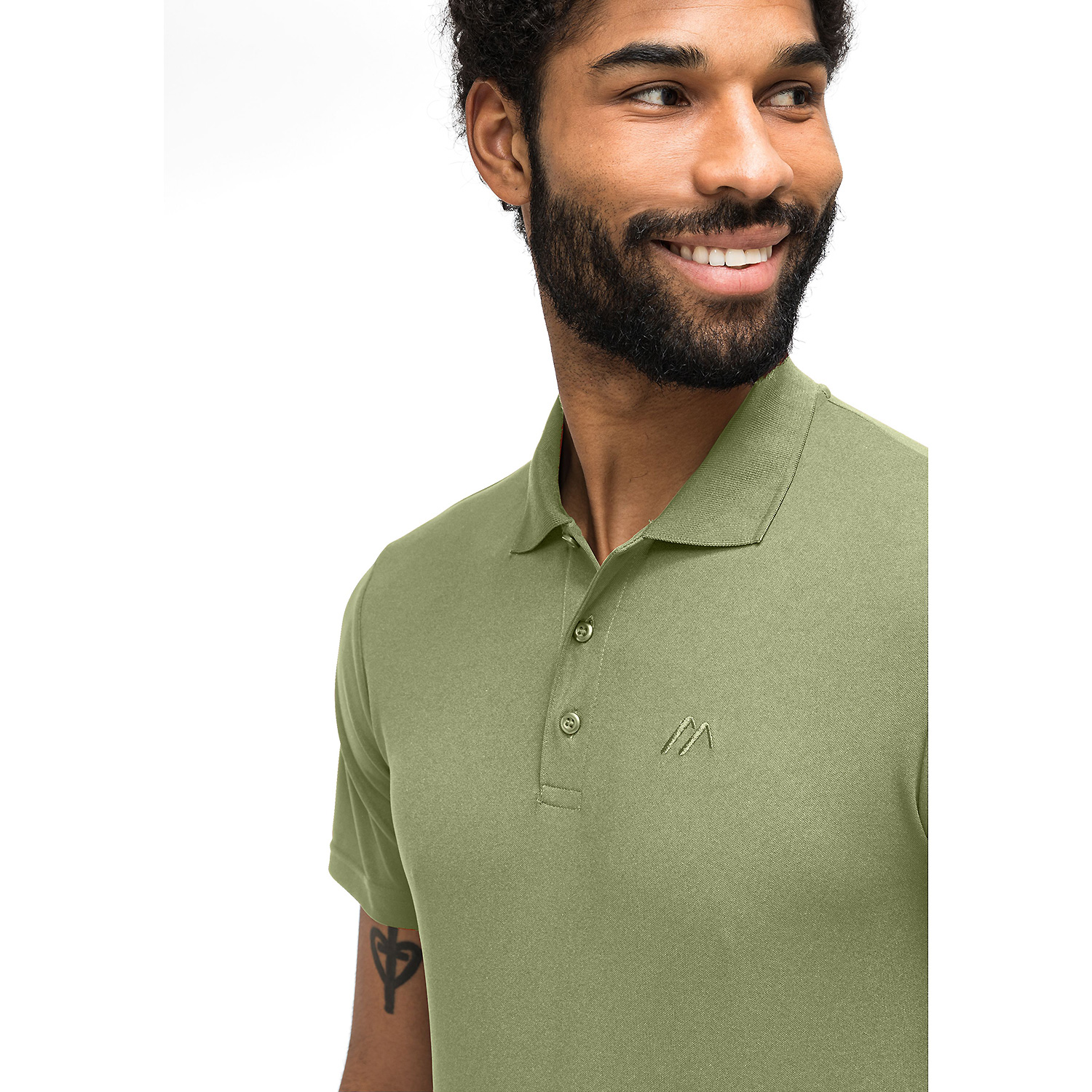 Herren Maier Sports Grün Ulrich M20398 3XL Polo