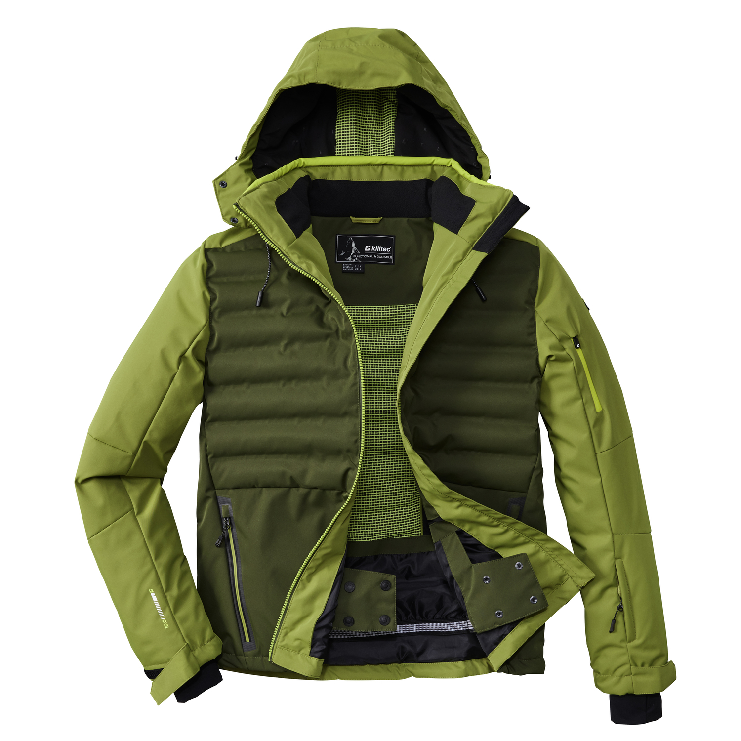 Herren killtec Grün KSW 72 MN SKI JCKT 00702 4XL Funktionsjacke