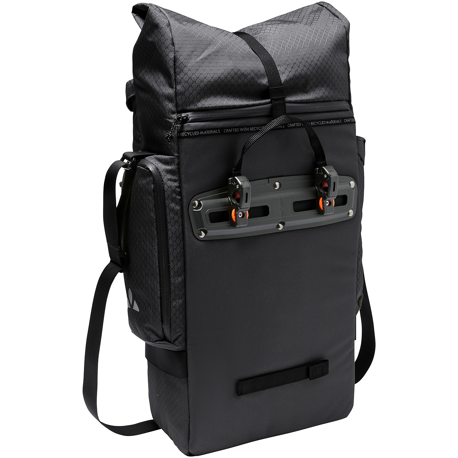 Unisex VauDe Schwarz Cyclist Back SIngle 010 - Fahrradtasche