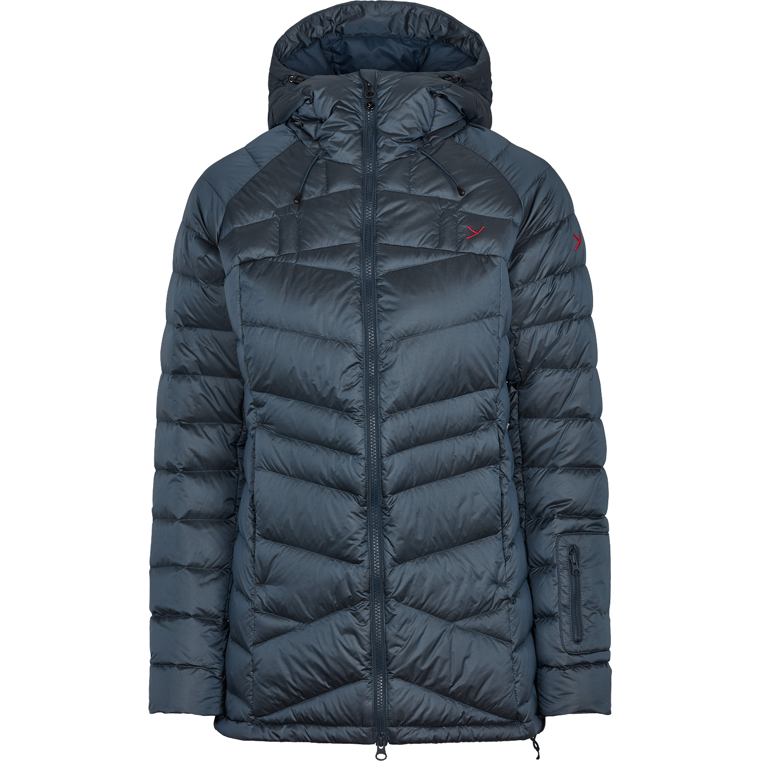 Damen Y by Nordisk Indigo WOMAN JACKET ZIP HOOD DETACHBLE INN.JACKET M916 42 Jacke