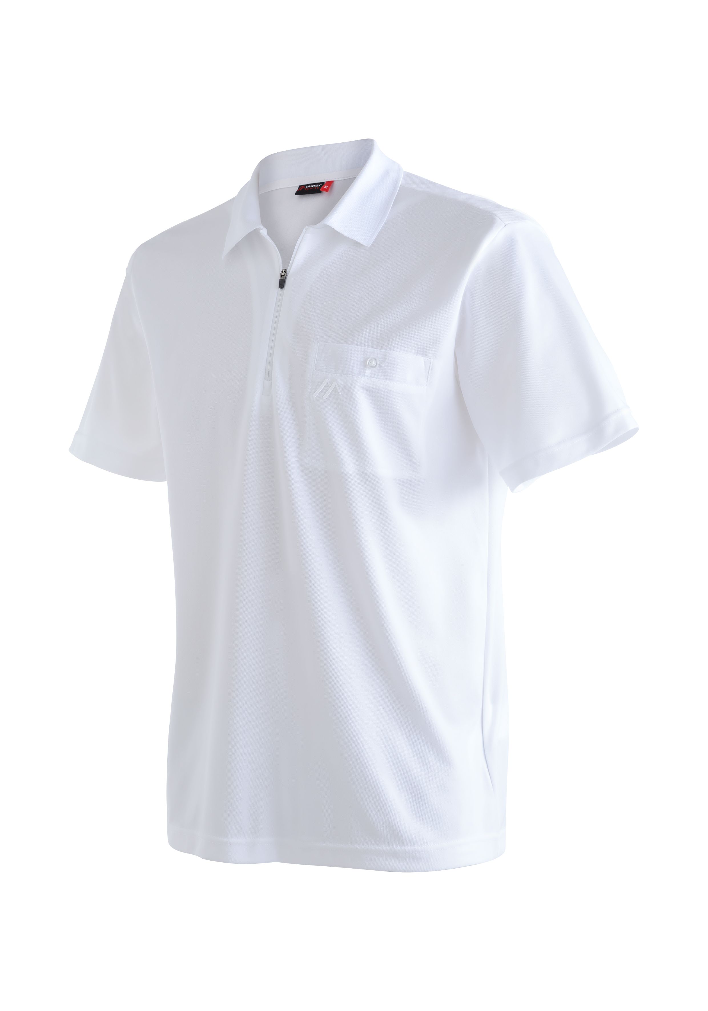 Herren Maier Sports Weiß Wali He-Shirt 1/2 Arm 108 8XL Shirt