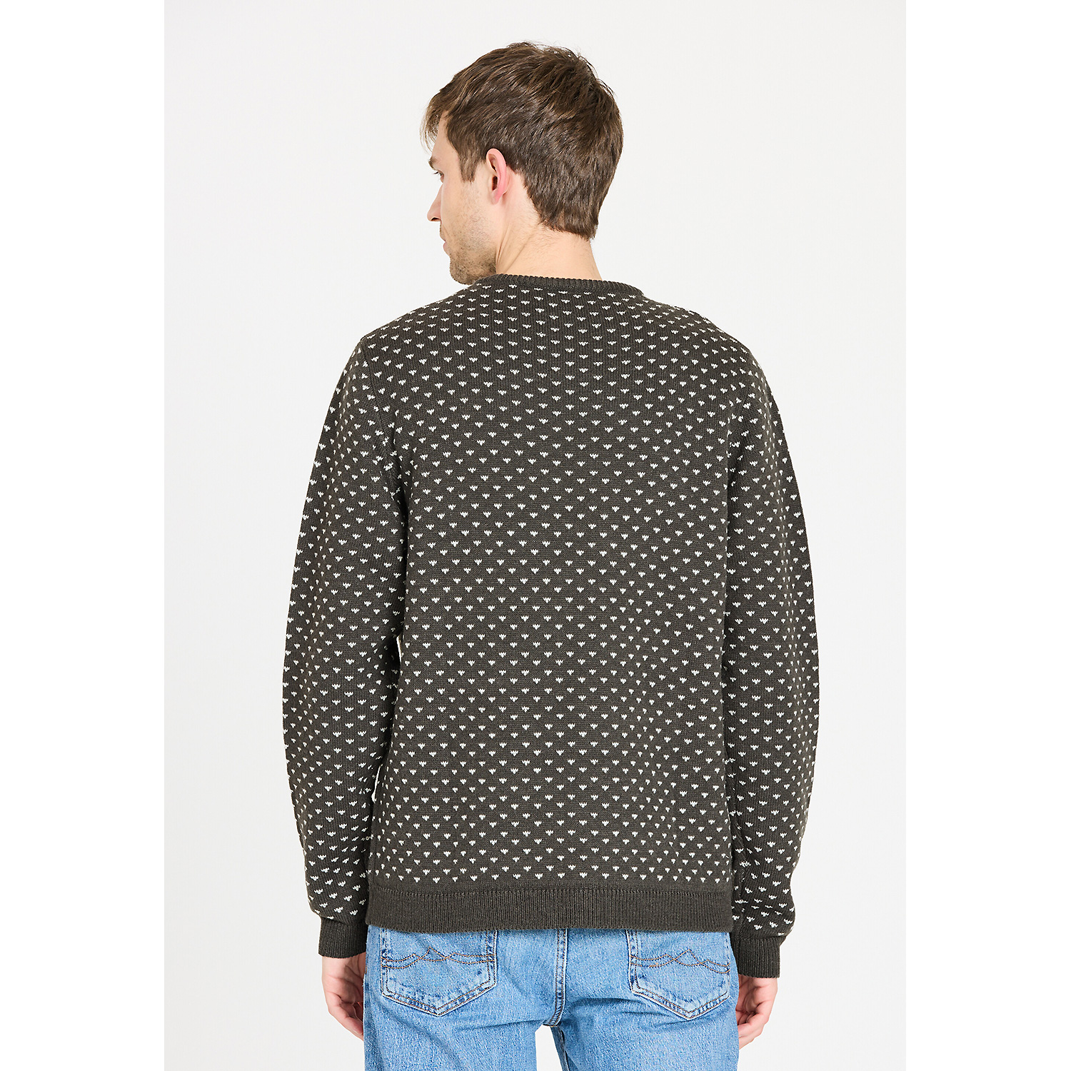 Herren Whistler Dunkelgrau Borge M knit Sweater 1011 S Schlupfjacke