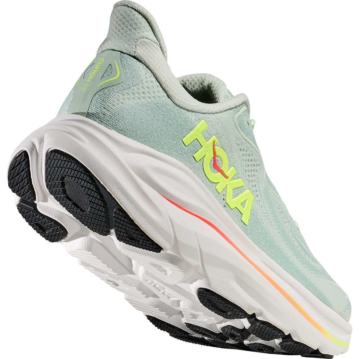 Damen Hoka Hellgrün CLIFTON 10 Laufschuh