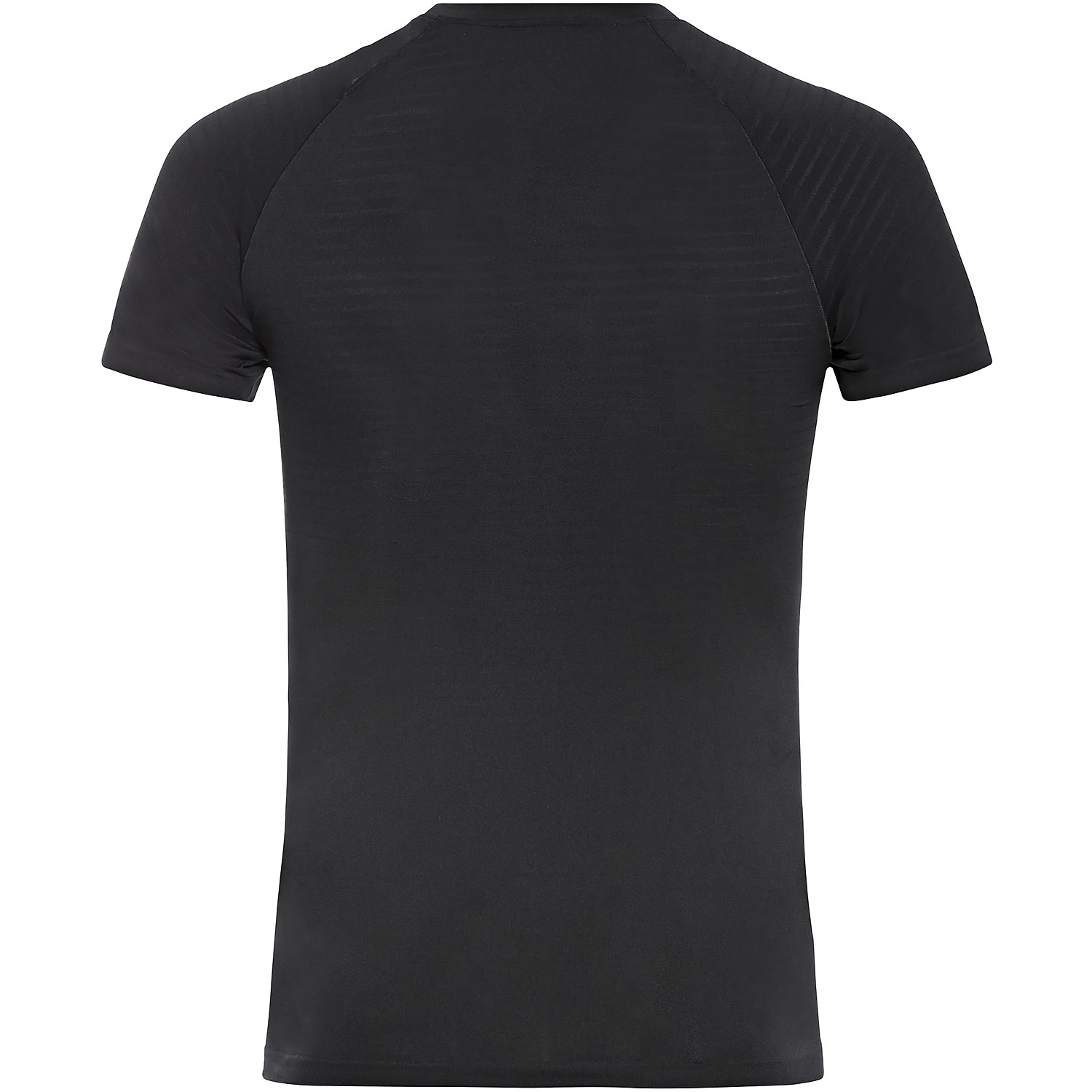 Herren Odlo Schwarz T-shirt s/u collar s/s full zi 10365 XXL Shirt