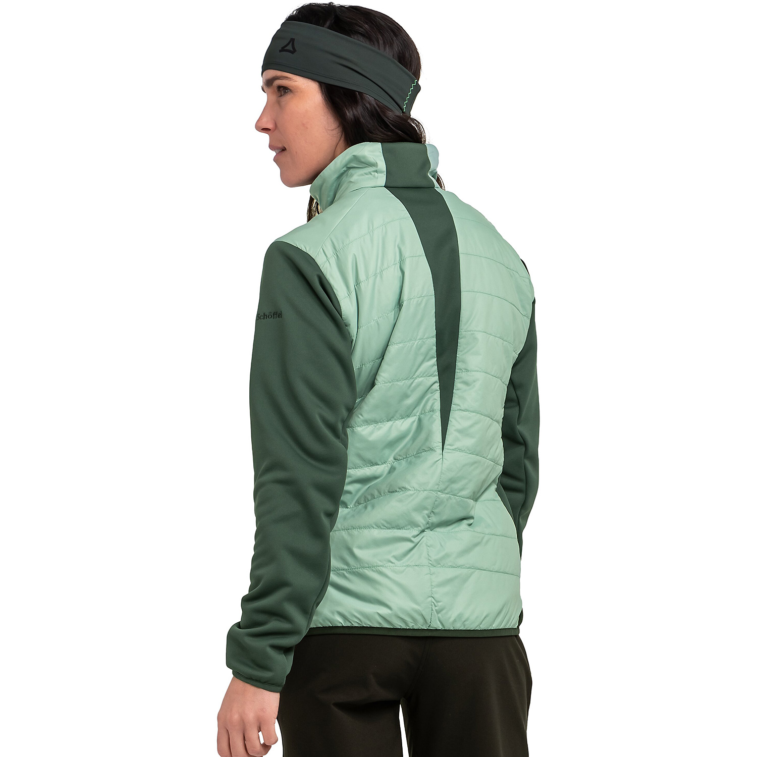 Damen Schöffel Tannengrün Hybrid Jk Style Cascata WMS 6305 46 Unterjacke