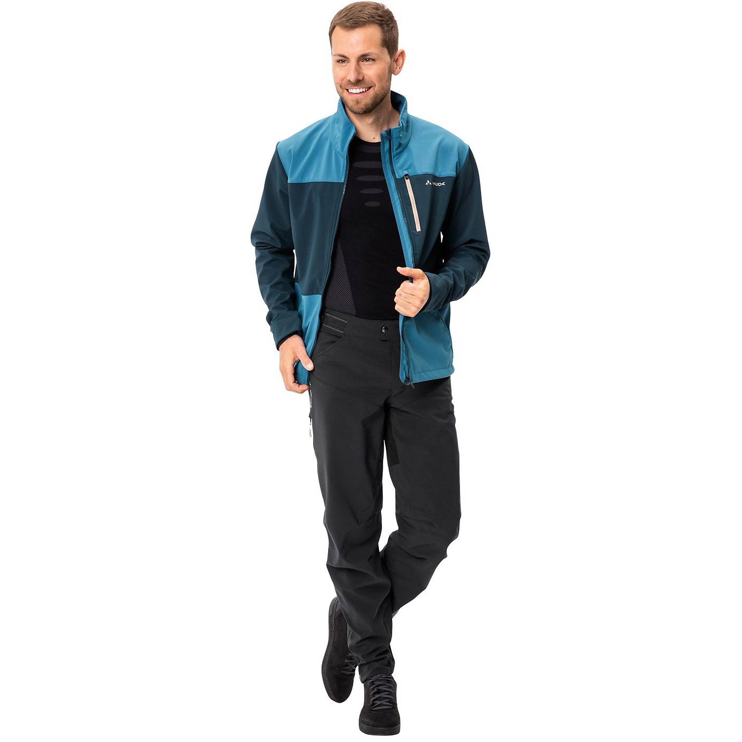 Herren VauDe Schwarz Me Qimsa Softshell Pants II 143 3XL Sporthose