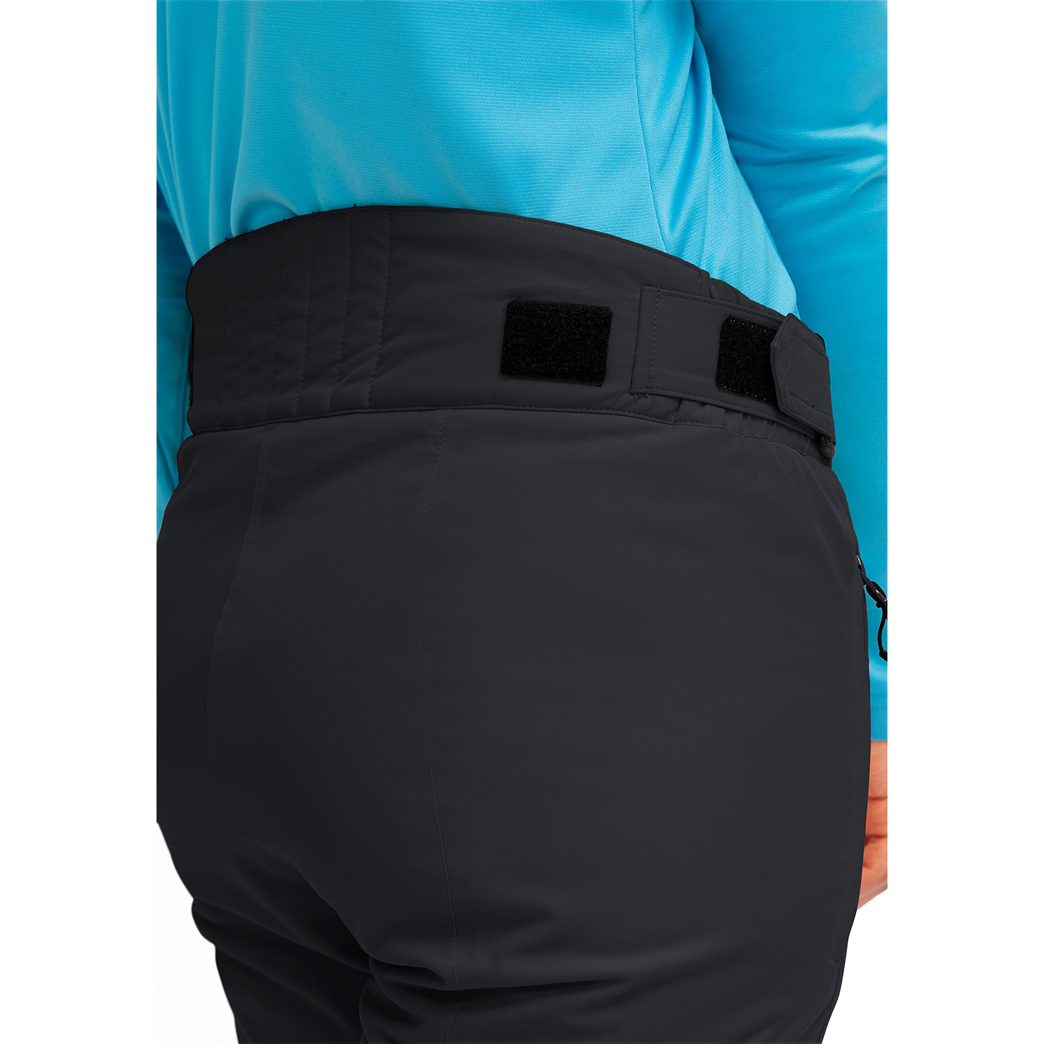 Damen Maier Sports Schwarz Vroni slim 2.0 (kurz) M10900 19 Hose