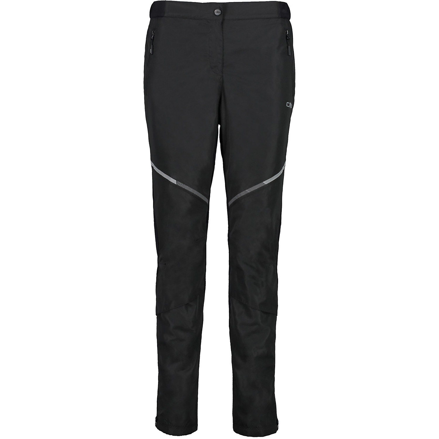 Damen CMP Schwarz WOMAN VEST HYBRID FIX HOOD A143 46 Kapuzensweat