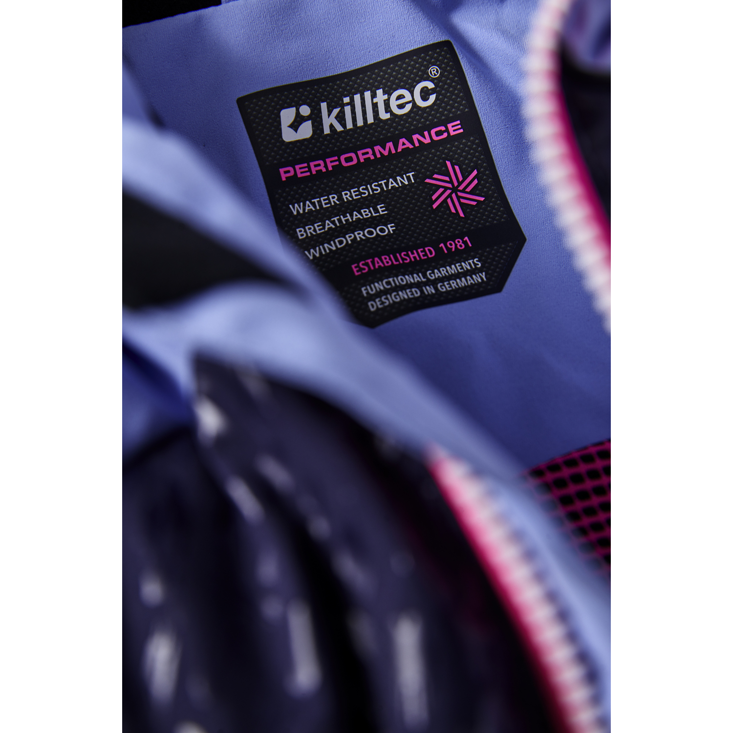 Mädchen killtec Blau KSW 327 GRLS LS SHRT 00814 128 Shirt