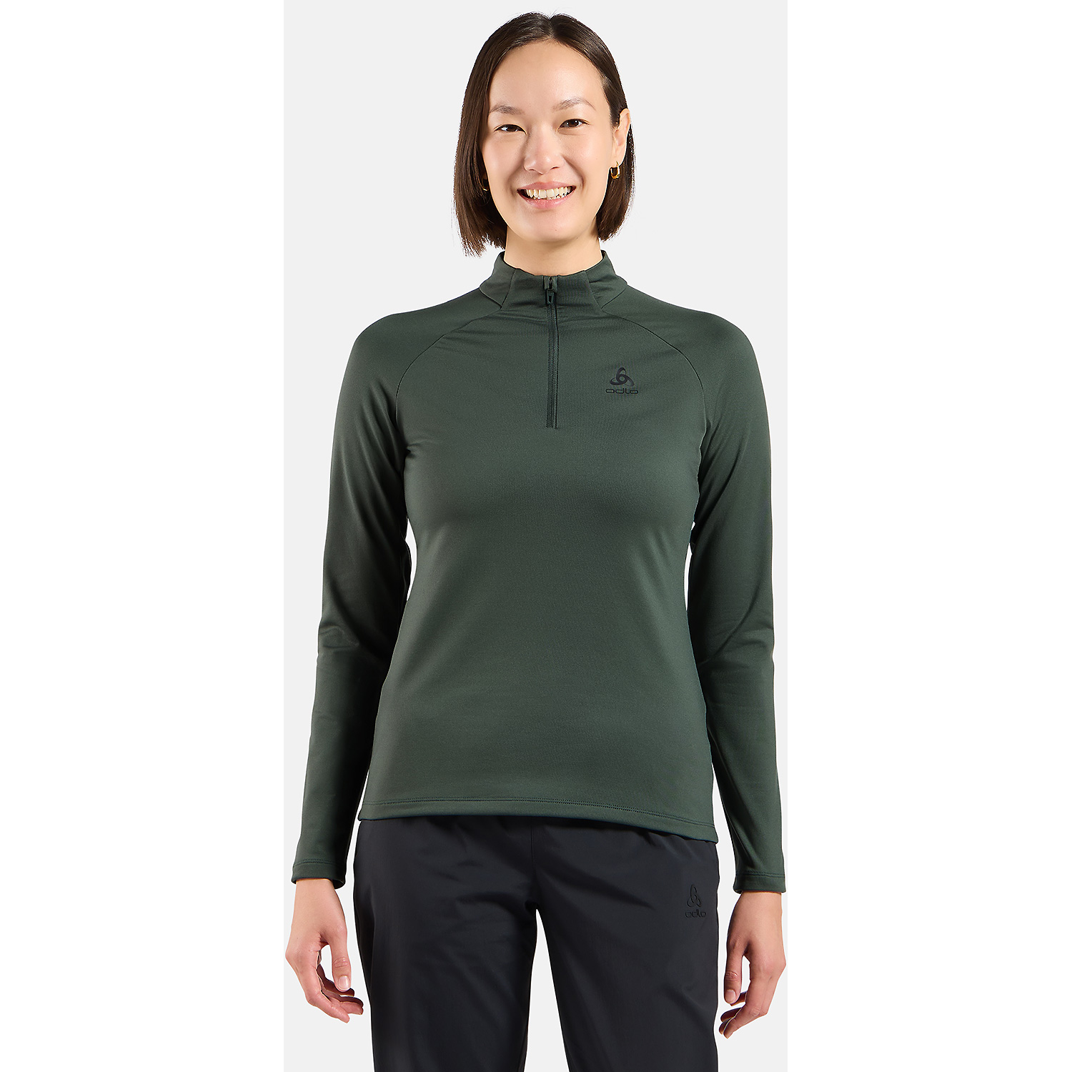 Damen Odlo Grau ESSENTIAL LIGHT Pullover