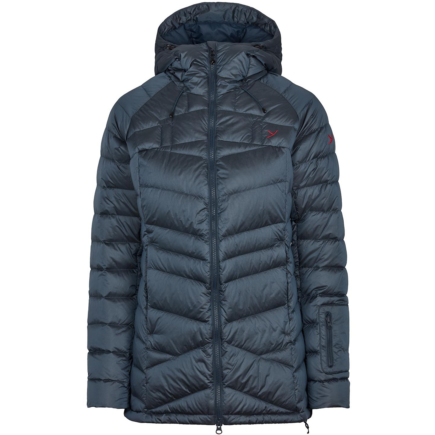 Damen Y by Nordisk Indigo WOMAN JACKET ZIP HOOD DETACHBLE INN.JACKET M916 42 Jacke