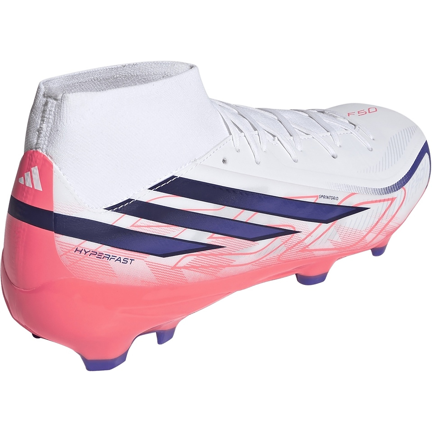 Unisex Adidas wie abgebildet F50 HYPERFAST LEAGUE MID FG 000 8,5 Fussball-Rasenschuh