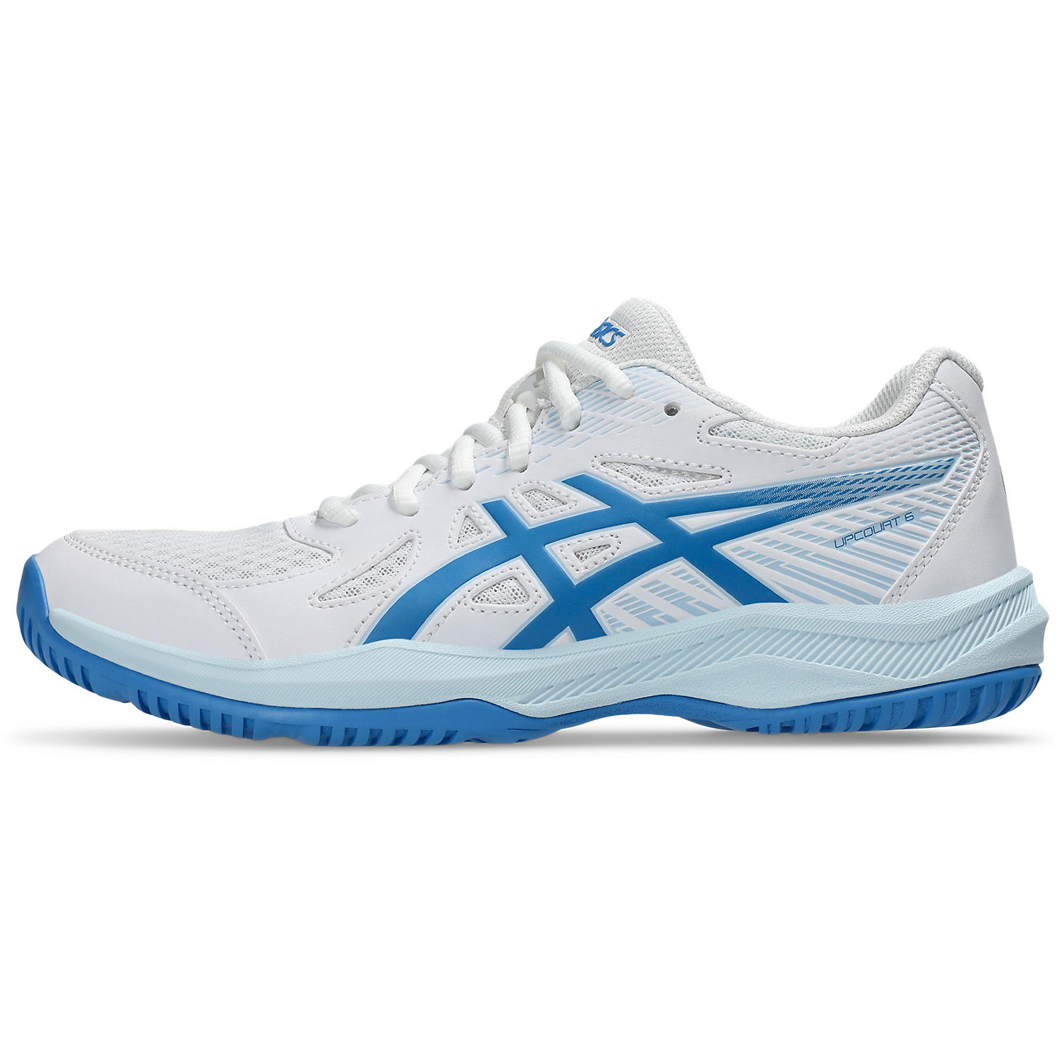 Damen Asics Weiß UPCOURT 6 101 9 Handballschuh