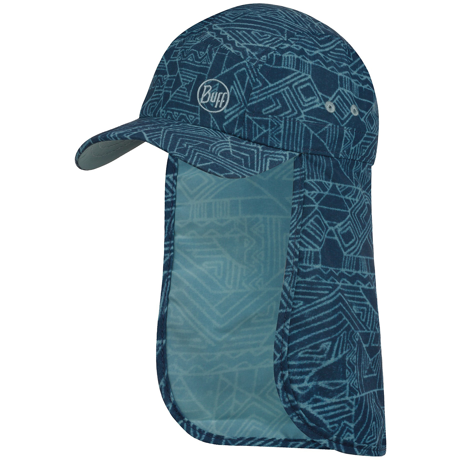 Damen Buff Blau