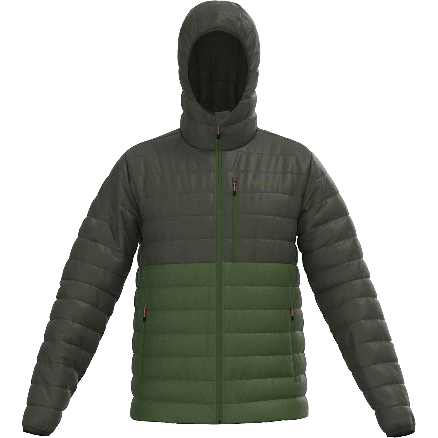 Herren Marmot Tannengrün Daunenjacke