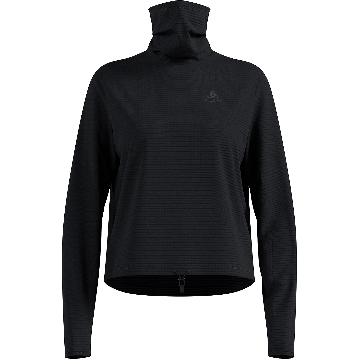 Damen Odlo Schwarz ESSENTIAL THERMAL Rollkragen
