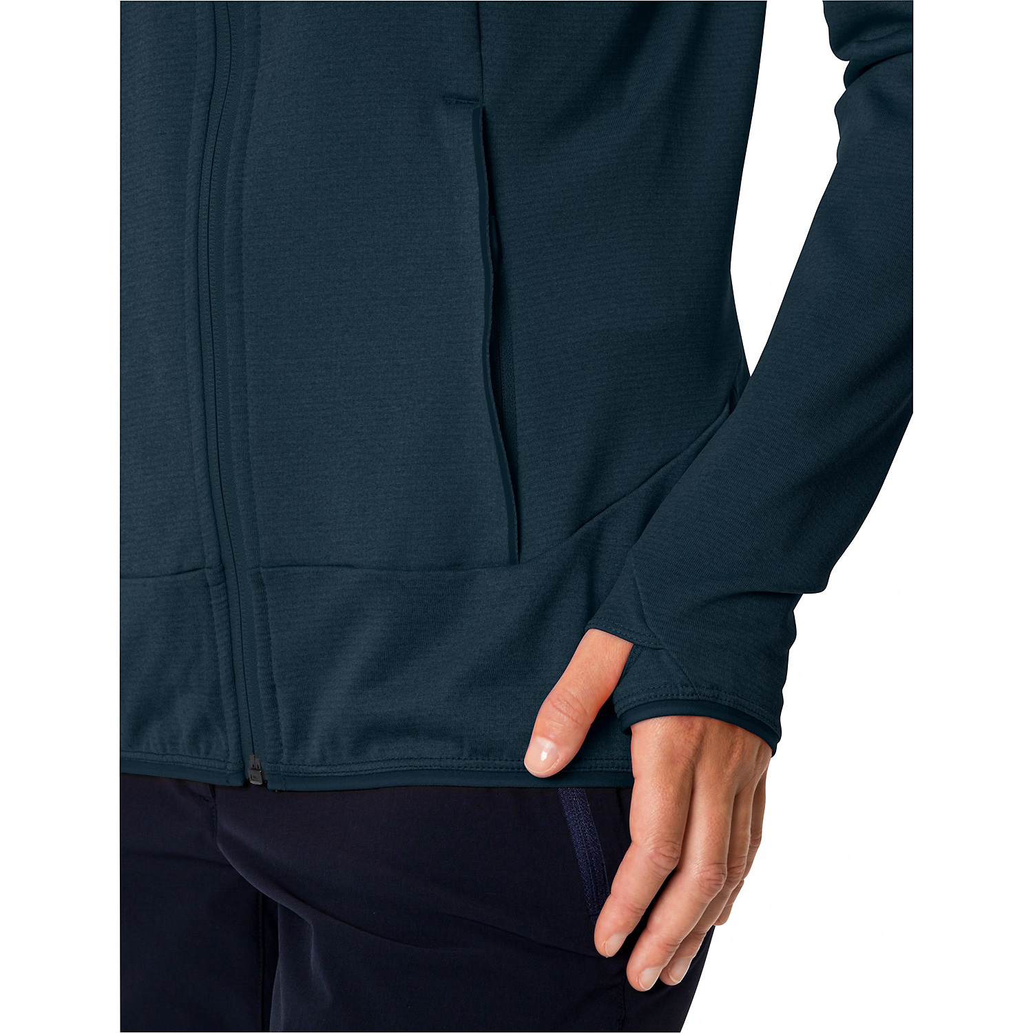 Damen VauDe Marine Wo Tekoa Fleece Jacket II 179 38 Fleecejacke